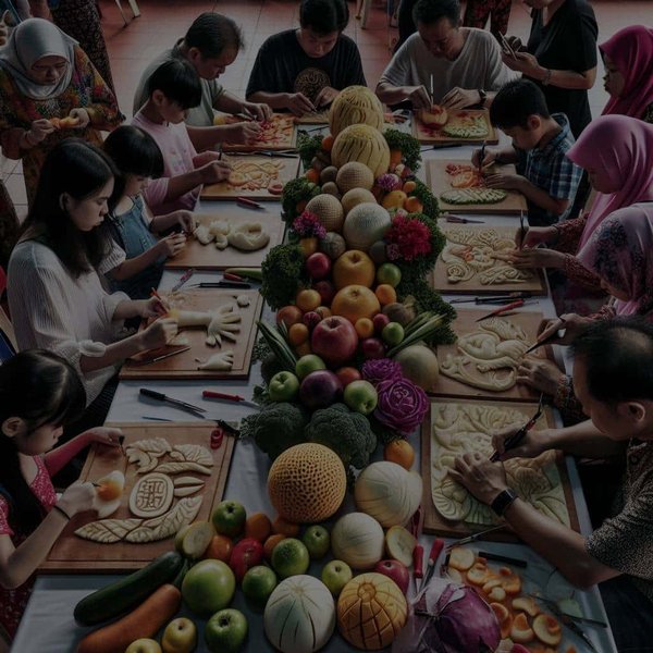 Quelles techniques pour créer un atelier de sculpture de fruits et légumes en famille ?