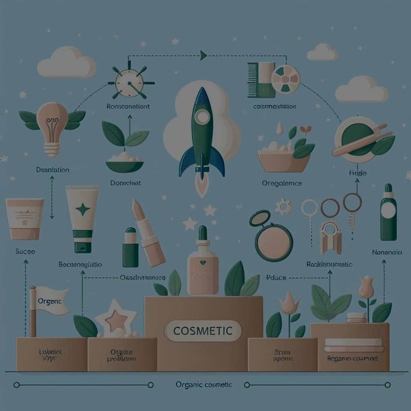 Quels sont les facteurs clés de succès pour le lancement d'une ligne de produits cosmétiques bio ?