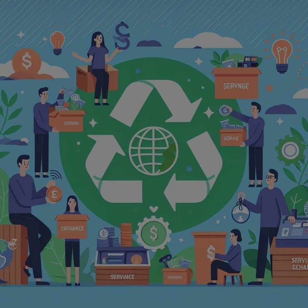 Quels sont les bénéfices des initiatives de troc de services pour réduire la consommation des ressources ?